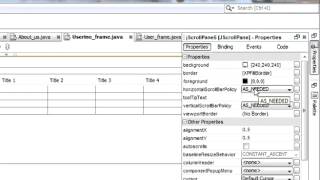 Java prog#56 How To Use JScrollPane in Netbeans Java GUI