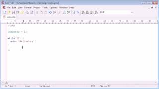 Beginner PHP Tutorial - 24 - while Loop