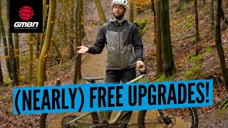 Nearly Free Upgrades To Improve Your Mountain Bike | Cheap MTB Upgrades
