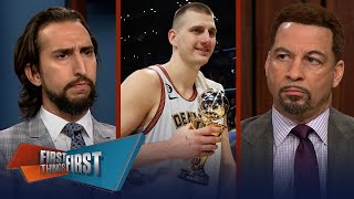 Jokić named Western Conference Finals MVP after Nuggets sweep Lakers | NBA | FIRST THINGS FIRST