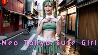 AI Vocal: AI Music Video「Neo Tokyo Cute Girl」