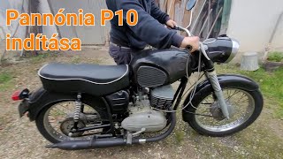 Öcsém Pannónia P10 -esének indítása (1969)