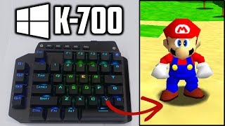 K-700 One Handed Gaming Keyboard! (Unboxing/Review/Test)