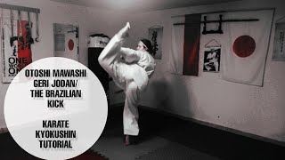 Otoshi Mawashi Geri Jodan/ The Brazilian Kick - Karate Kyokushin tutorial