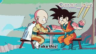 Goku Tricks Saitama|Funny Anime |Omar_kun