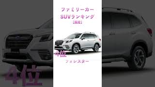 【国産】ファミリーカーにおすすめのSUVランキング #shorts