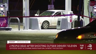 Two killed, two in custody after shootout outside 7-Eleven in Denver’s Park Hill neighborhood