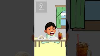 Kebiasaan kalau makan nasi goreng pasti krupuk nya ketinggalan #funny #animasi #shorts #videolucu