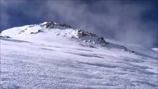 Climbing at Khuiten peak, Altai Tavan Bogd Mountain