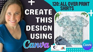 Make Money Selling All Over Print Shirts Using Canva and Free Creative Fabrica Graphics