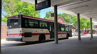 TTC Orion 8068 On Route 71 Runnymede departing with external announcements  5/25/2023