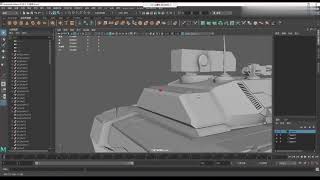 MAYA：坦克建模（22）   MAYA零基础建模教学   西瓜视频
