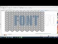 Corel Draw Tips & Tricks Text Shape in an Object of lines Part 4 Nudge it up