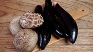 가지와 표고버섯의 만남이 궁금하세요?/ Eggplant Shiitake Mushroom Side Dish - Korean food