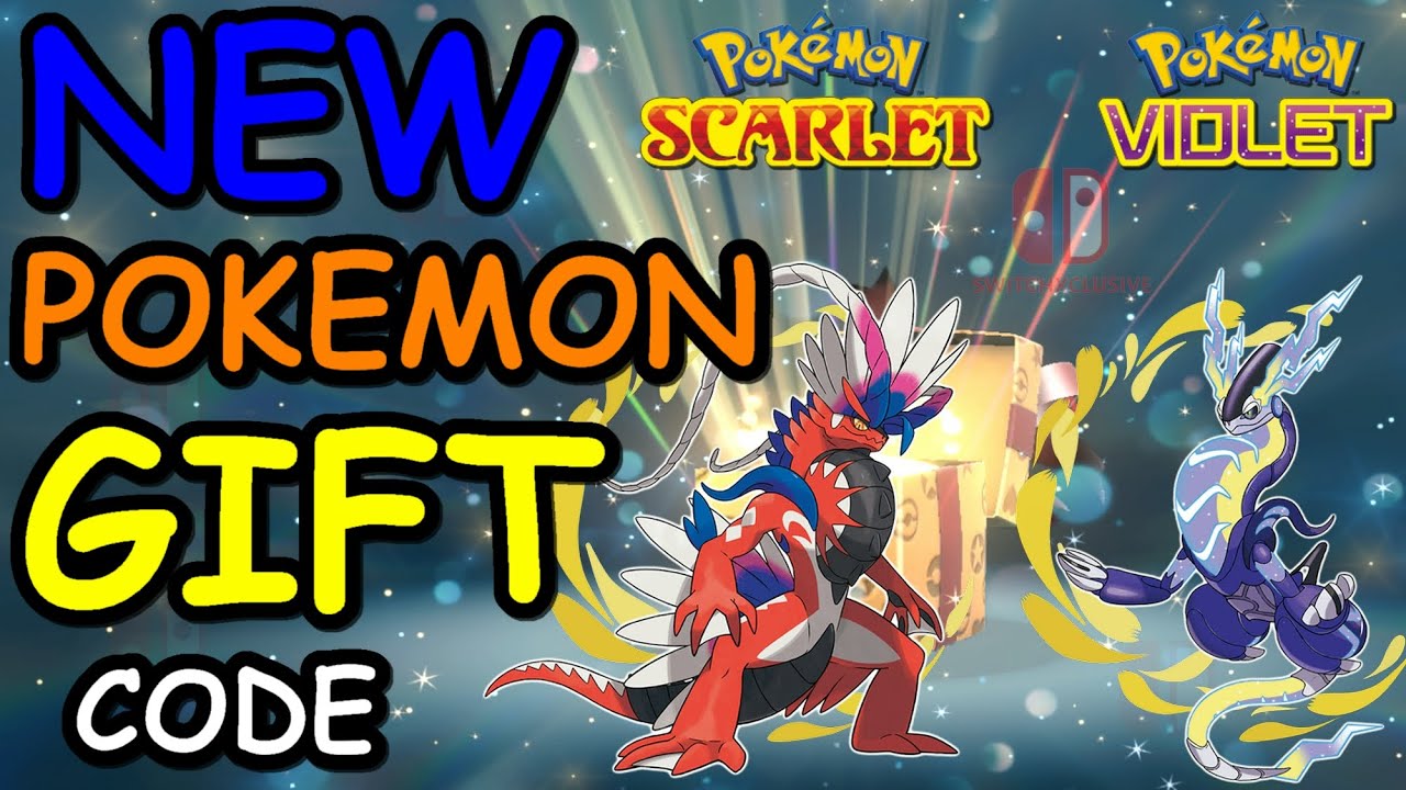 NEW POKEMON MYSTERY GIFT CODE FOR POKEMON SCARLET VIOLET - YouTube