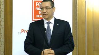 Primul-ministru Victor Ponta a participat la  Forumul progresist social-democrat