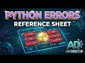 Python Exception Cheat Sheet: 10 Errors Every Developer Must Know