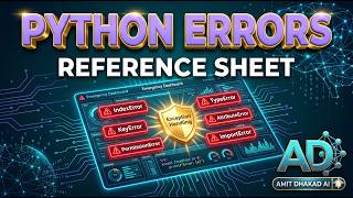 Python Exception Cheat Sheet: 10 Errors Every Developer Must Know