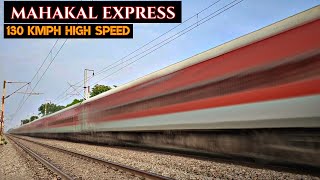 High Speed Mahakal Express Blasts Through Manauri At Top Speed 130 KMPH l Indian Railways