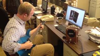 Dean Bernstrom on an original Pignose 7-100 Amp