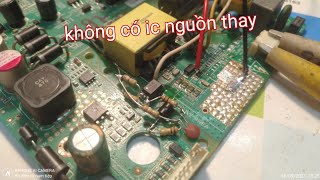 hướng dẫn sửa bo tivi asanzo bị chết nguồn đơn giản. kể cả ic hiếm không có đồ thay cũng trị được.