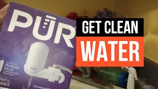 How to install a PUR Faucet water filter