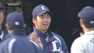 2013.04.14 E2-4L 先発十亀、7回1失点の力投　埼玉西武が10勝一番乗り