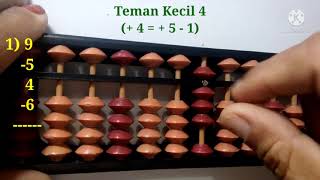 Penjumlahan Teman Kecil 4 (+ 4 = + 5 - 1)