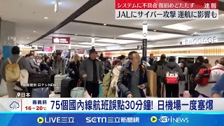 駭客入侵日本航空! 國內.國際線航班大亂 駭客出沒全球航空公司! 空中安全掀隱憂 │記者 柯雅涵 │國際焦點20241226│三立新聞台