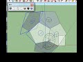 利用sketchup來畫正12面體 dodecahedron 黃金對角線法