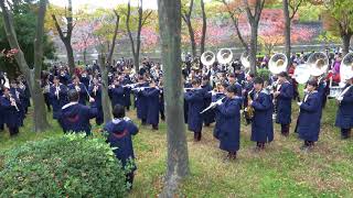 【銀】箕面自由学園高校　練習風景　2017全日本マーチングコンテスト