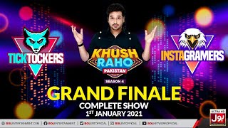 Grand Finale of Khush Raho Pakistan Season 4 | Instagramers Vs Tick Tockers | 1st January 2021