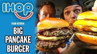 IHOP's *BRAND NEW* Big Pancake Burger Food Review