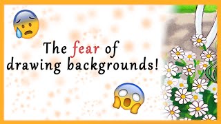 Draw with me! // Overcoming the fear of drawing backgrounds?!
