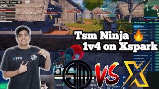 Tsm Ninja Jod 1v4 on Xspark | Bmoc Grand Finals | TSM on Fire 🔥🇮🇳...