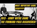 Knute Rockne and Notre Dame Beating Army In 1913 Is the Most Important Game In History