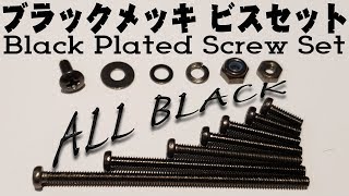 【mini4wd】ダークサイドに落ちたビス達がかっこいい／The screws that fell to the dark side are cool【ミニ四駆】