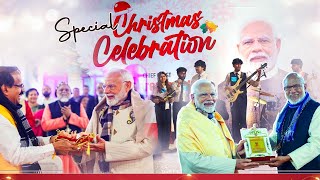 PM joins Christmas celebrations at Union Minister George Kurian's residence