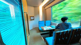 Riding Japan's Private Luxury Compartment Train with Food Service | Osaka to Mie