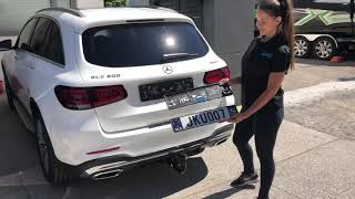 Number plates holder frame euro classic registration no drilling