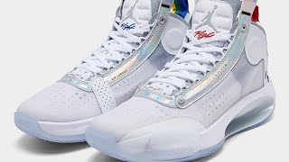 Air Jordan 34 White Iridescent 2020 FIRST LOOK + RELEASE DATE #jordans #jordan34