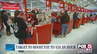 Target seeks to entice workers with pay of up to $24 an hour