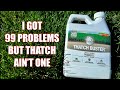 Dethatching With Liquid Dethatcher Turf Titan Thatch Buster