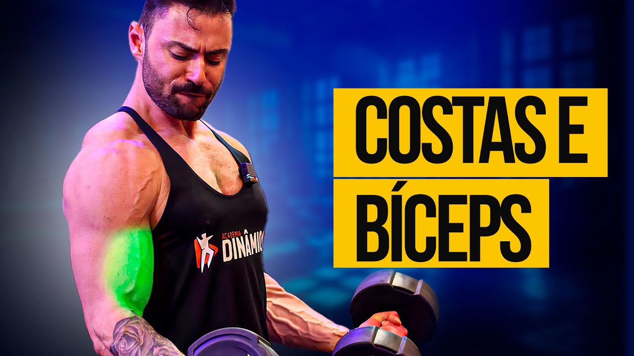 TREINO COMPLETO DE COSTAS E BICEPS - YouTube