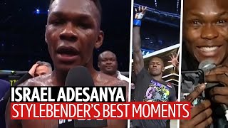 What a showman! Israel Adesanya's best bits on his meteoric UFC rise!