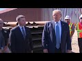 president donald trump tours border wall ‘now we have a world class security system nbc news