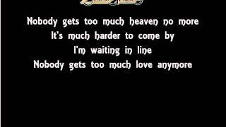 The Lyrics Of The Bee Gees- Too Much Heaven