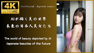 アルゴリズムの彩 -Algorithm Irodori- 「AIが描く美の世界：未来の日本人美女たち」