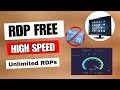 ✅Get RDP for Free | Create Unlimited RDPs