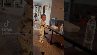 Baby rips a wet fart #trending #comedyclips #baby #fart #funny #trending #viralvideo #shorts